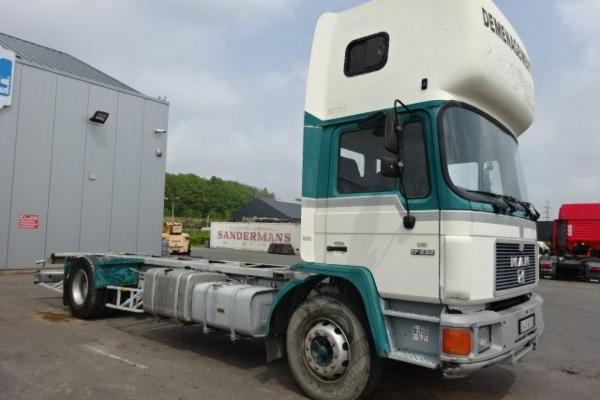 LKW-Einheiten - MAN 17.232  Camion porte-container (Belgique - Europe) - Houffalize Trading s.a.