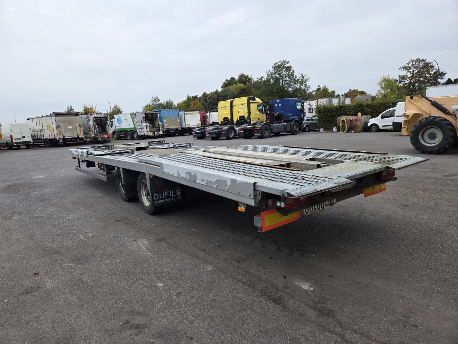  Auflieger - LOUAULT   Remorque porte engin (Belgique - Europe) - Houffalize Trading s.a.