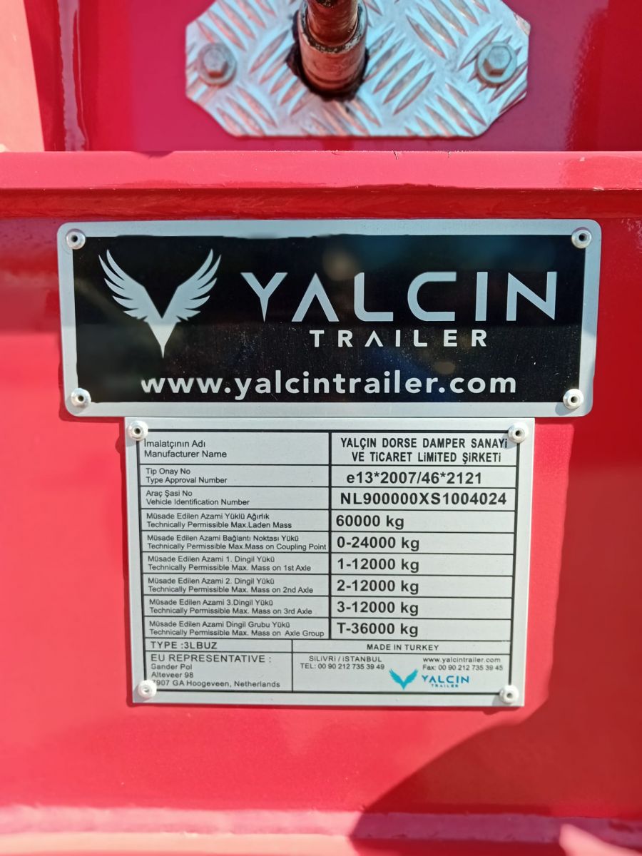  Semirremolque - YAL?IN DORSE   SEMI REMORQUE (Belgique - Europe) - Houffalize Trading s.a.