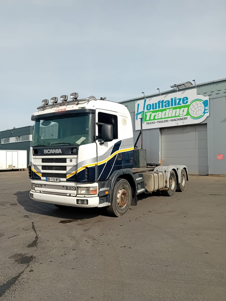 Vente occasion Tracteur - Scania 144G 530 6x4 (Belgique - Europe) - Houffalize Trading s.a.