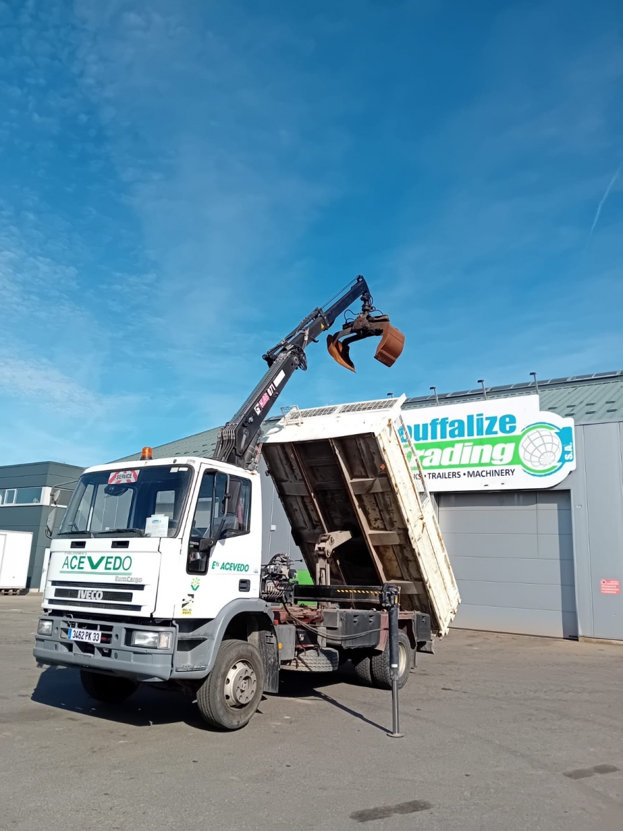 Vente occasion Porteur - IVECO 130E15 BENNE (Belgique - Europe) - Houffalize Trading s.a.