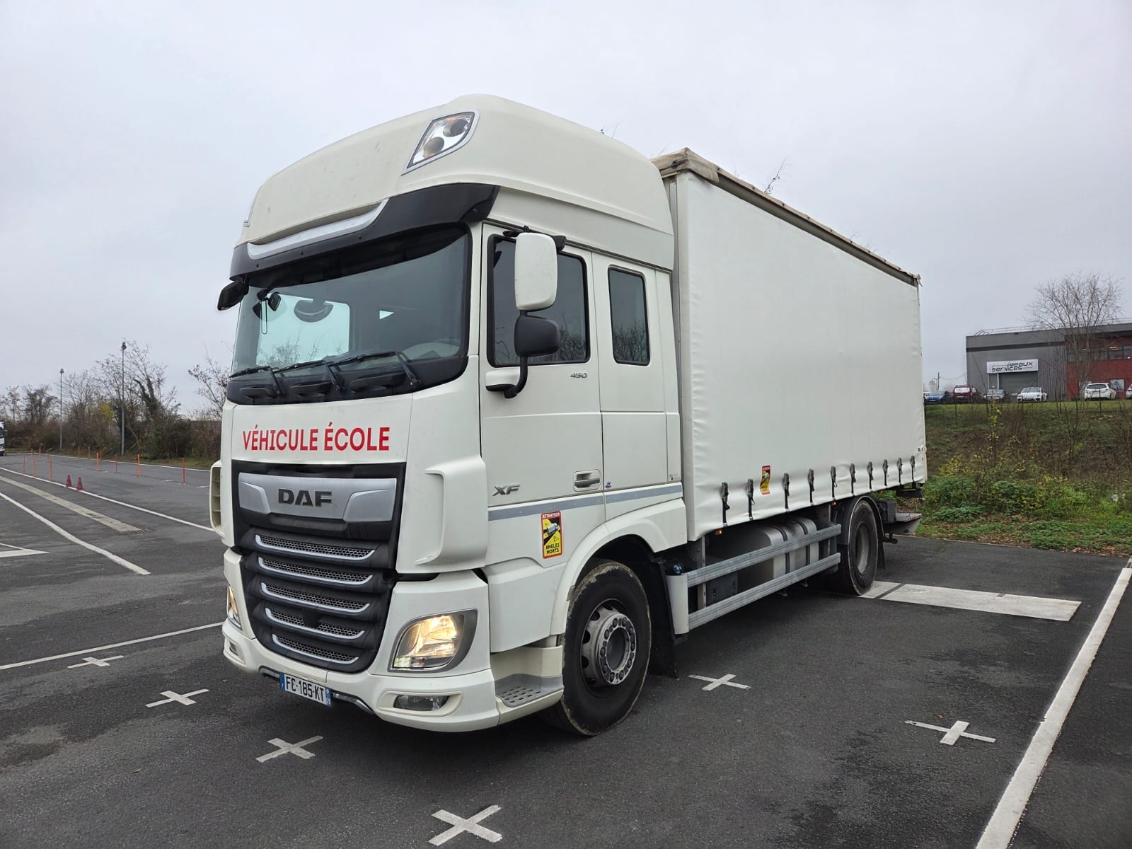 Vente occasion Porteur - DAF XF 450 - Curtainsider (Belgique - Europe) - Houffalize Trading s.a.
