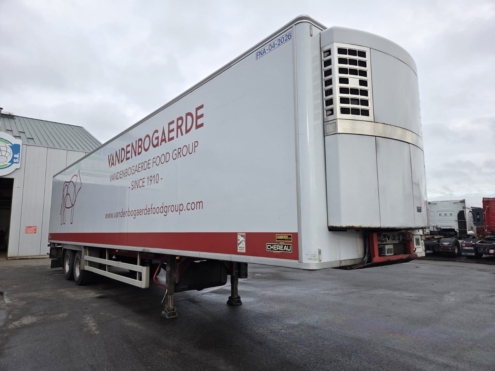 Vente occasion Remorque - Chereau (Belgique - Europe) - Houffalize Trading s.a.
