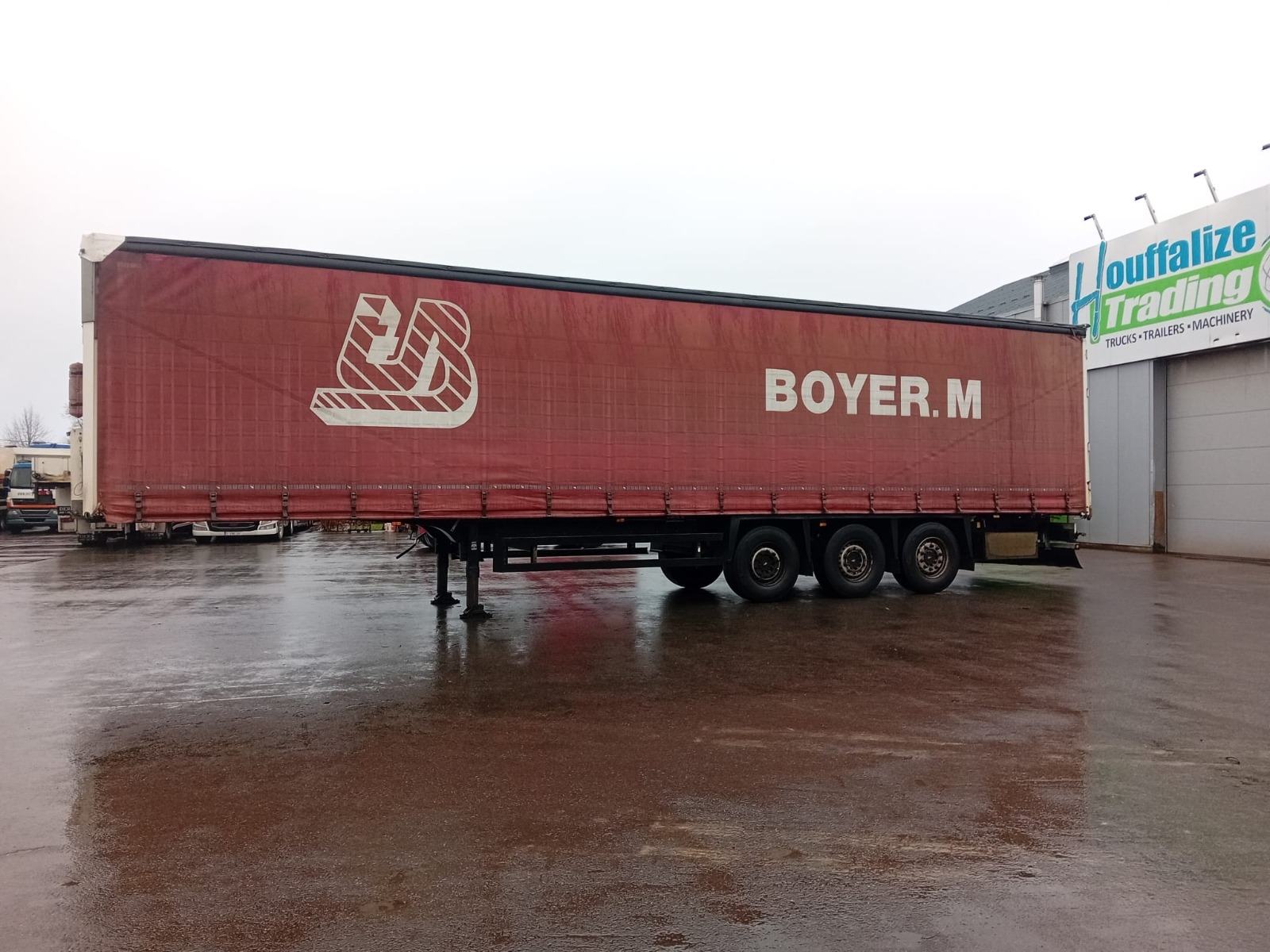 Vente occasion  Remorque - Schmitz Cargobull Bâchée fosse à bobine (Belgique - Europe) - Houffalize Trading s.a.