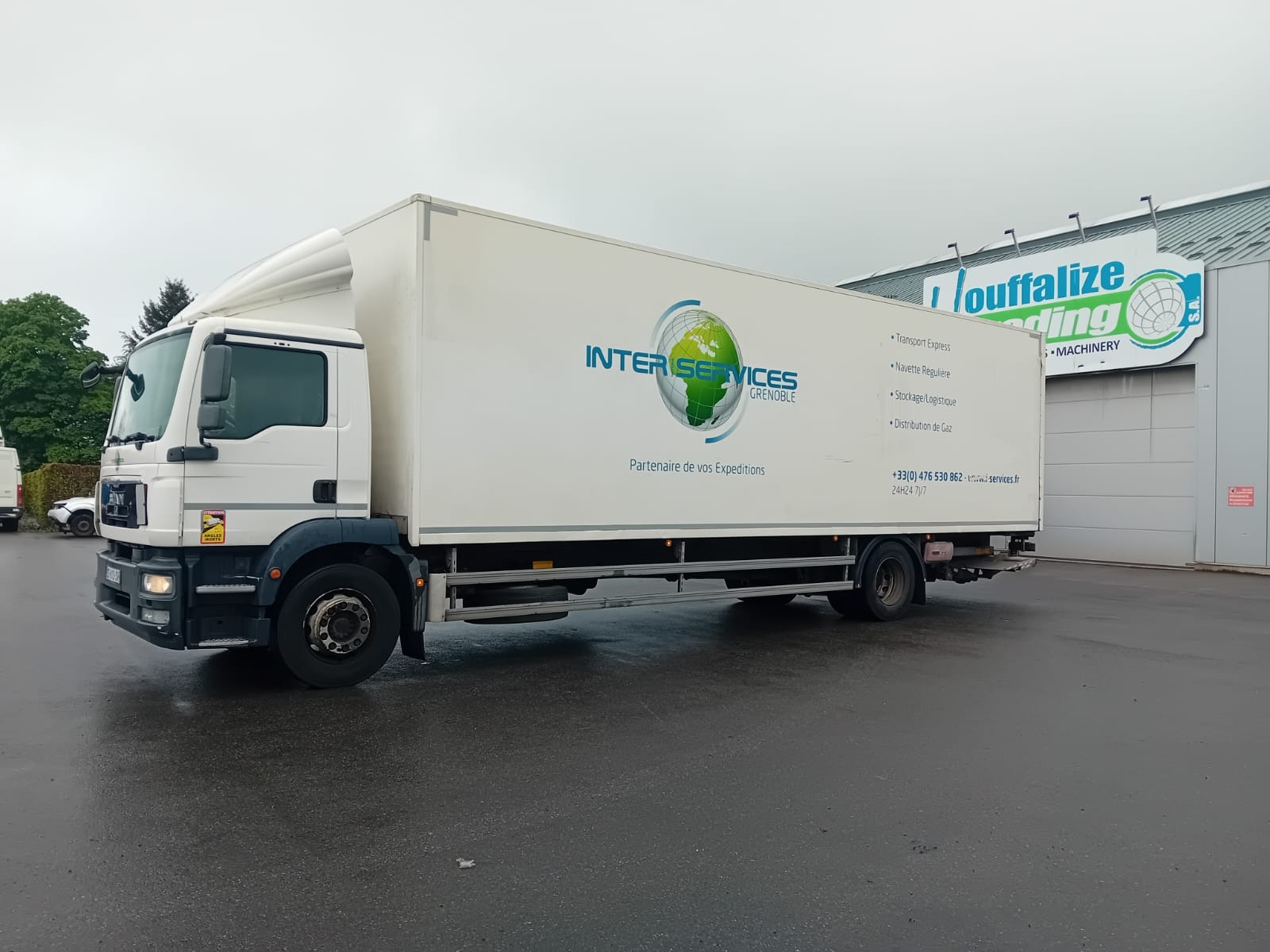 Vente occasion  Porteur - MAN TGM 340 FOURGON (Belgique - Europe) - Houffalize Trading s.a.
