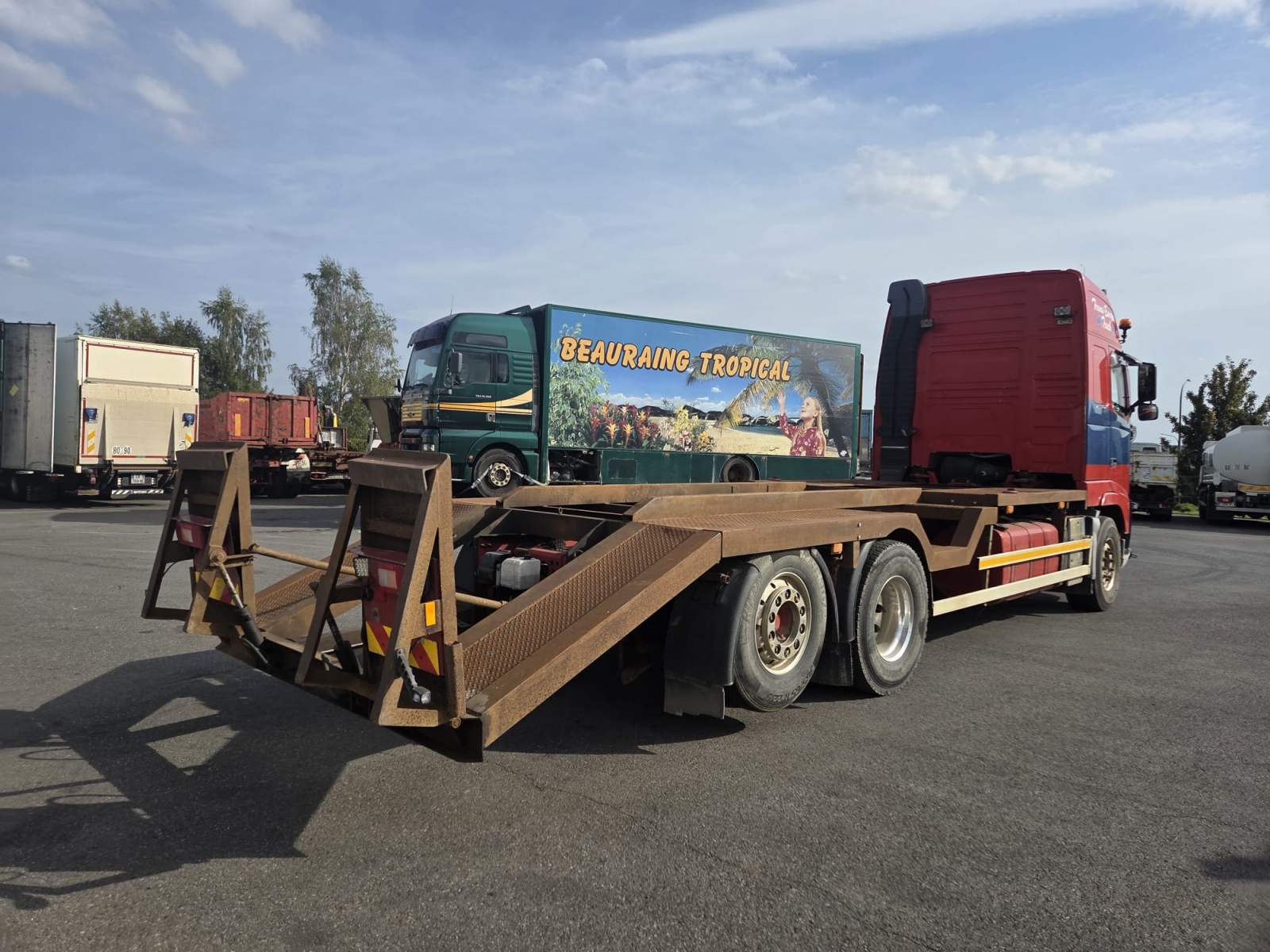 Vente occasion  Porteur - Volvo FH 480 - Camion châssis (Belgique - Europe) - Houffalize Trading s.a.