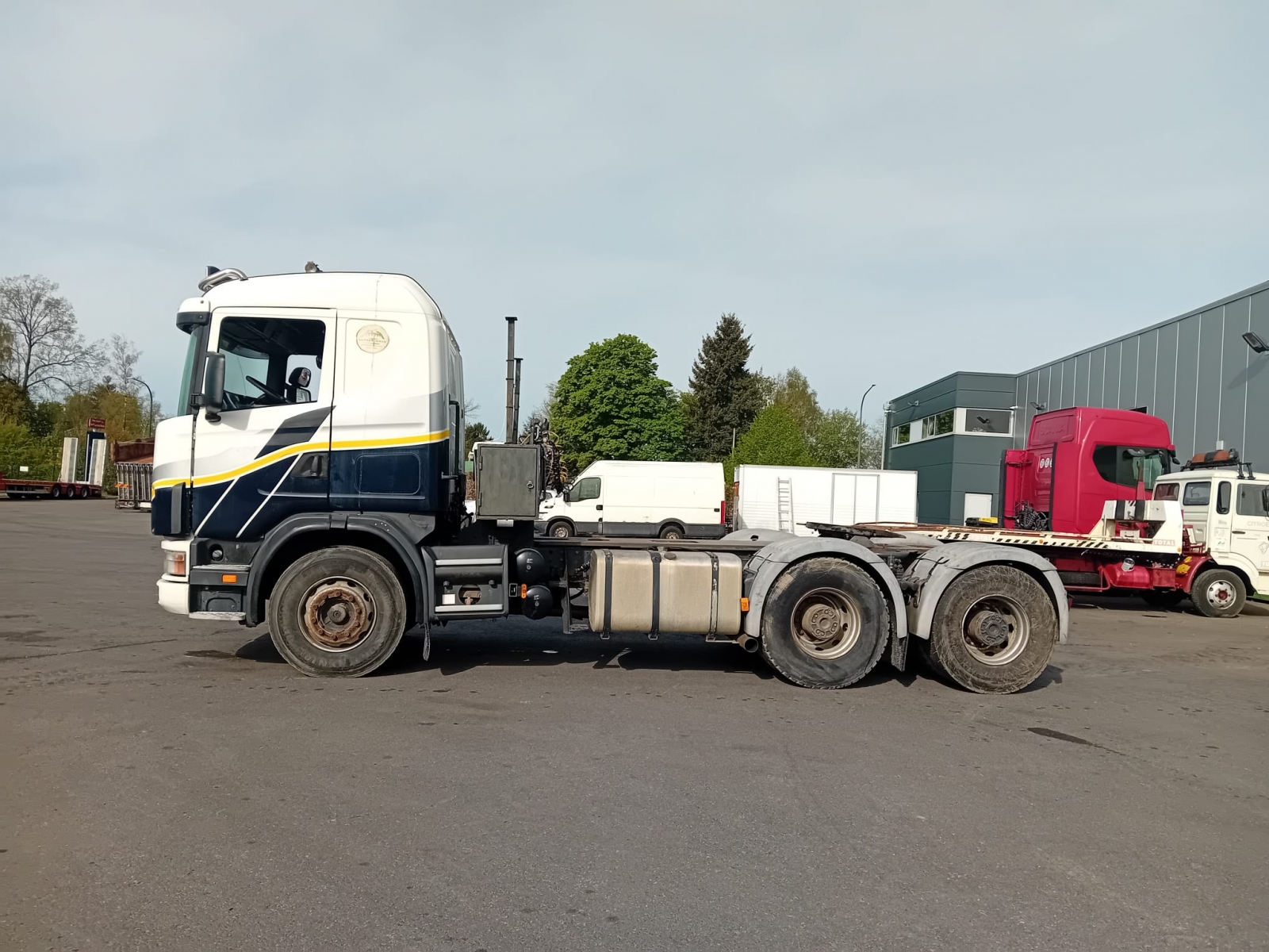 Vente occasion  Tracteur - Scania 144G 530 6x4 (Belgique - Europe) - Houffalize Trading s.a.