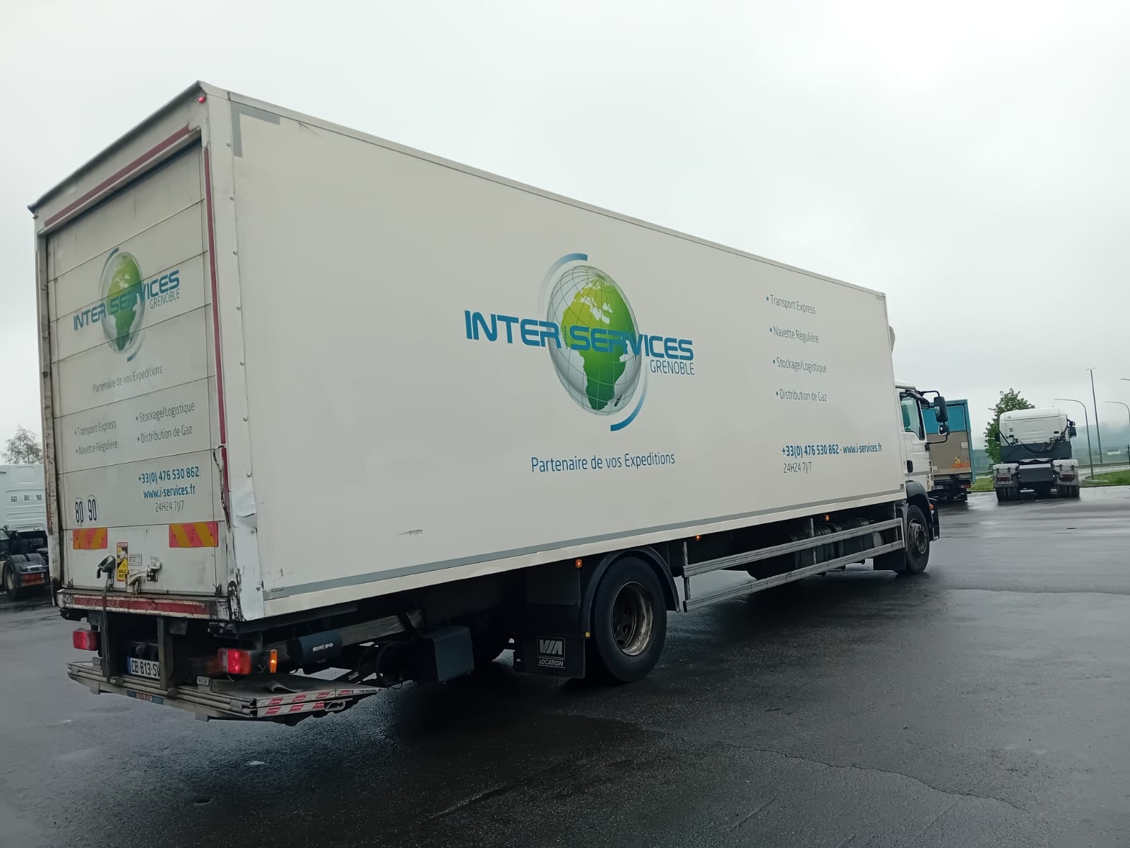 Vente occasion  Porteur - MAN TGM 340 FOURGON (Belgique - Europe) - Houffalize Trading s.a.