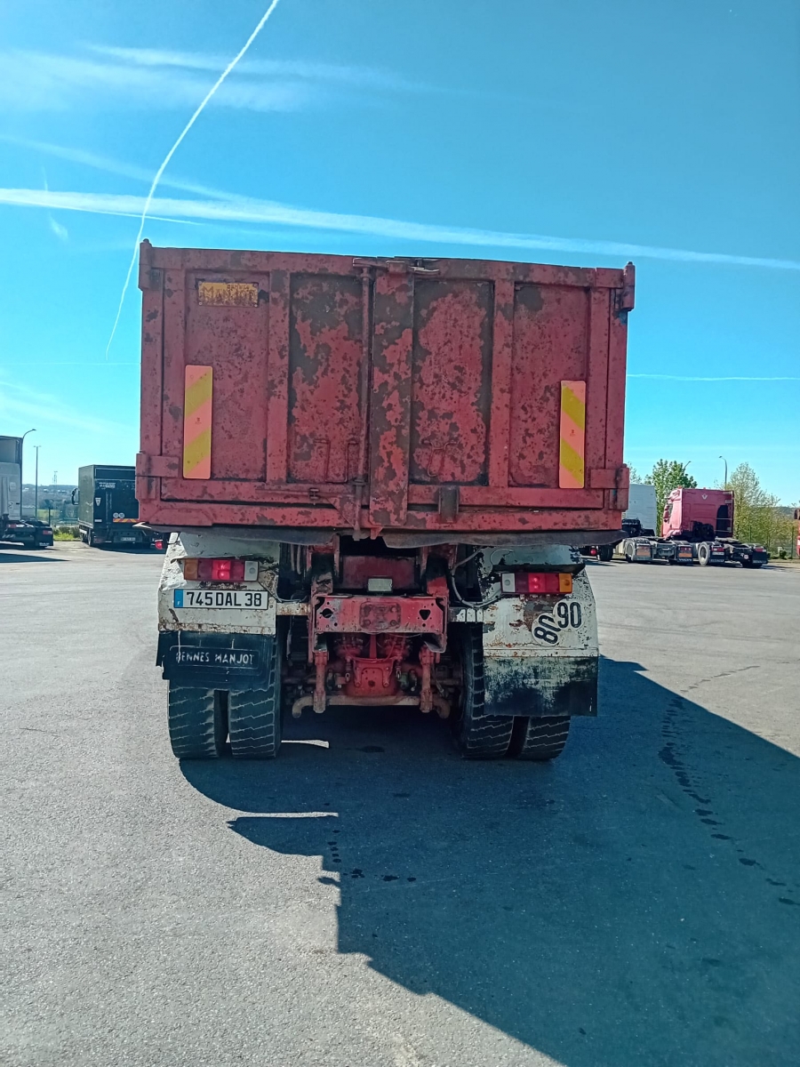 Vente occasion  Porteur - MAN 33.422 Camion Benne 8x4 (Belgique - Europe) - Houffalize Trading s.a.