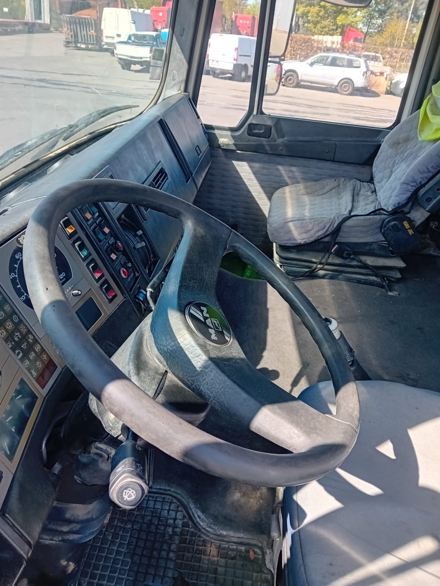 Vente occasion  Porteur - MAN 33.422 Camion Benne 8x4 (Belgique - Europe) - Houffalize Trading s.a.