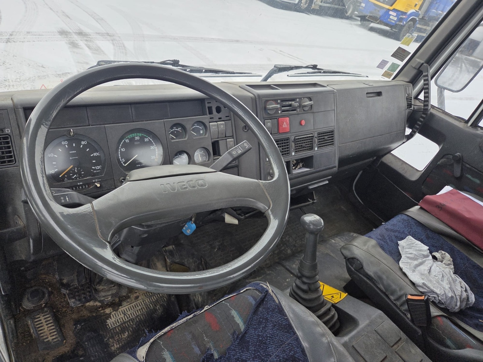 Vente occasion  Porteur - IVECO 130E15 BENNE (Belgique - Europe) - Houffalize Trading s.a.