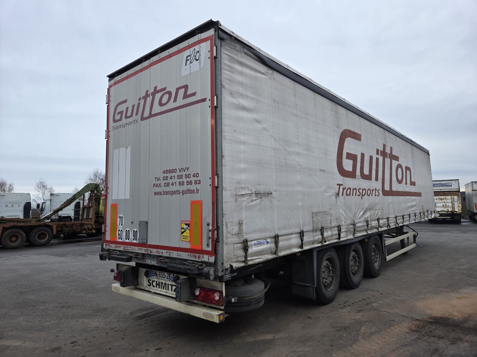 Vente occasion  Remorque - Schmitz Cargobull Bâchée (Belgique - Europe) - Houffalize Trading s.a.