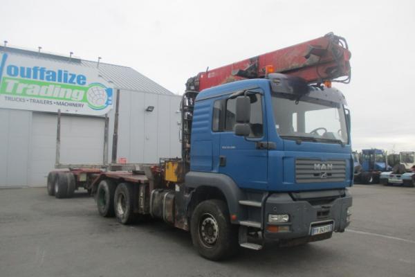 Vente occasion Porteur - MAN TGA 33.480  Grumier (Belgique - Europe) - Houffalize Trading s.a.