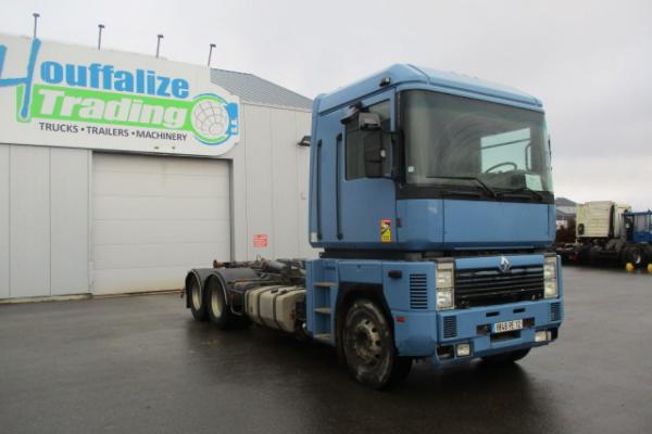 Unidades de camiones - RENAULT MAGNUM 440 AE390  Crochet container (Belgique - Europe) - Houffalize Trading s.a.
