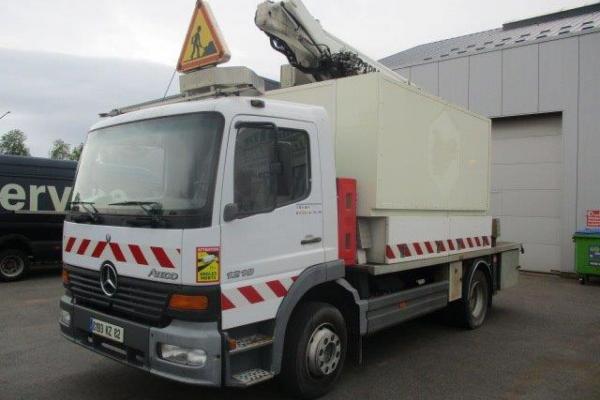 Vente occasion Porteur - MERCEDES ATEGO 1218  Camion - nacelle (Belgique - Europe) - Houffalize Trading s.a.