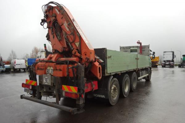 Unidades de camiones - SCANIA P380 8X4  PLATEAU GRUE (Belgique - Europe) - Houffalize Trading s.a.