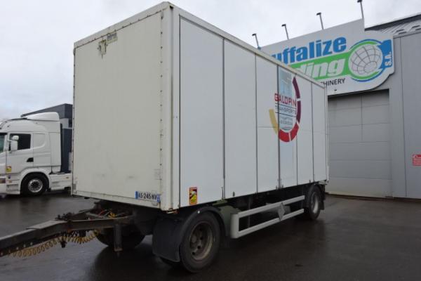 Semirremolque - LECITRAILER BOX FERME  remorque  fourgon (Belgique - Europe) - Houffalize Trading s.a.