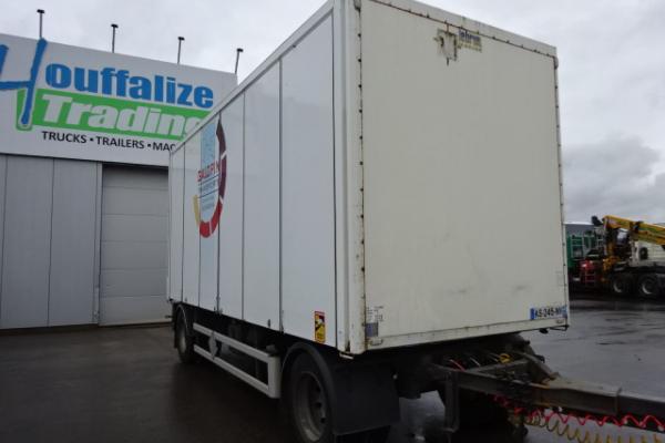 Vente occasion Remorque - LECITRAILER BOX FERME  remorque  fourgon (Belgique - Europe) - Houffalize Trading s.a.