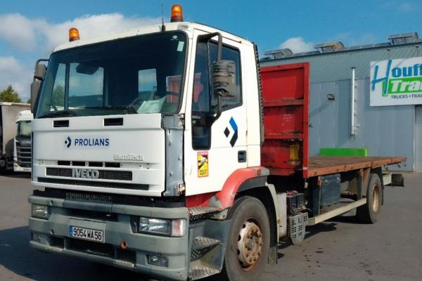 Vente occasion Porteur - IVECO   Camion plateau (Belgique - Europe) - Houffalize Trading s.a.