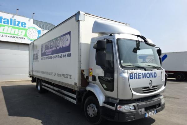 Vente occasion Porteur - RENAULT Midlum 270 dxi  Camion fourgon (Belgique - Europe) - Houffalize Trading s.a.