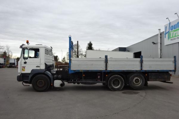 LKW-Einheiten - MAN 26.364  Camion plateau F2000 (Belgique - Europe) - Houffalize Trading s.a.