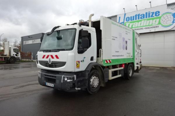 Vente occasion Porteur - RENAULT PREMIUM 310  Camion poubelle (Belgique - Europe) - Houffalize Trading s.a.