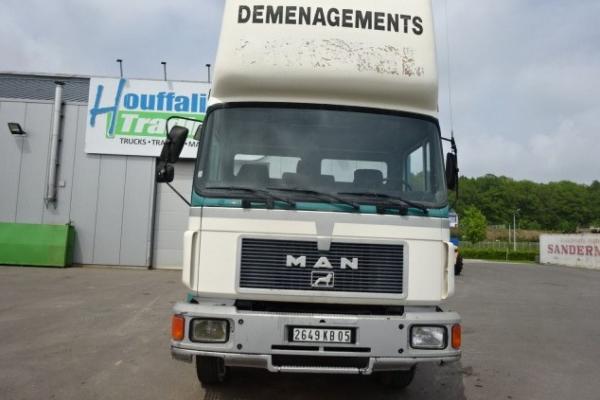 Vente occasion Porteur - MAN 17.232  Camion porte-container (Belgique - Europe) - Houffalize Trading s.a.
