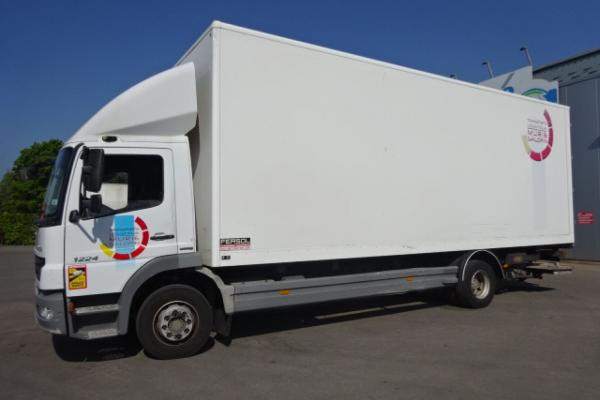 Vente occasion Porteur - MERCEDES ATEGO 1224  Camion fourgon (Belgique - Europe) - Houffalize Trading s.a.