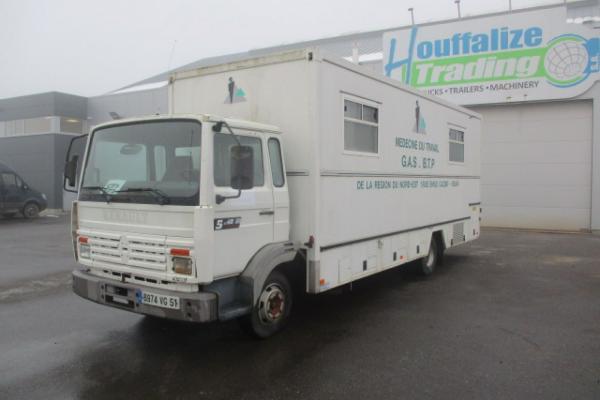 Vente occasion Porteur - RENAULT S140  Camion fourgon (Belgique - Europe) - Houffalize Trading s.a.