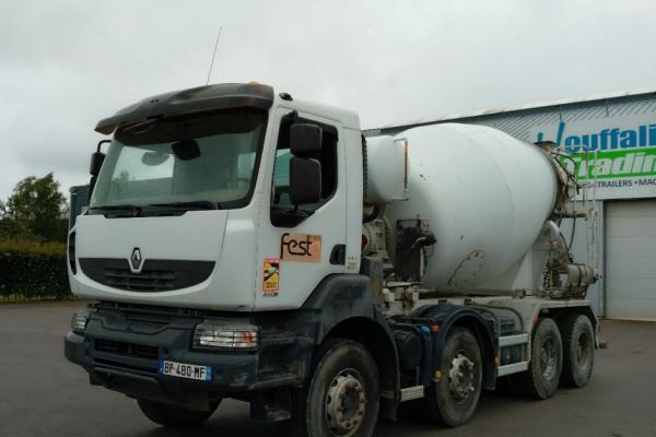Vente occasion Porteur - RENAULT KERAX 460  Camion à bétonnière (Belgique - Europe) - Houffalize Trading s.a.