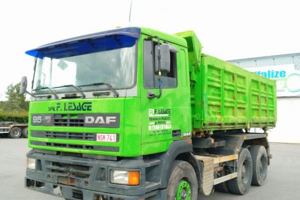 Vente occasion Porteur - DAF 95 ATI 360  Benne basculante (Belgique - Europe) - Houffalize Trading s.a.