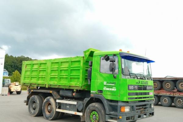Vente occasion Porteur - DAF 95 ATI 360  Benne basculante (Belgique - Europe) - Houffalize Trading s.a.