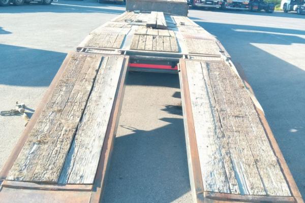 Vente occasion Remorque - KAISER 2 AXLES FULL STEEL SUSPENSION  Porte engins (Belgique - Europe) - Houffalize Trading s.a.