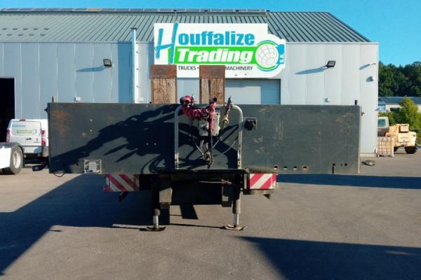 Vente occasion Remorque - KAISER 2 AXLES FULL STEEL SUSPENSION  Porte engins (Belgique - Europe) - Houffalize Trading s.a.