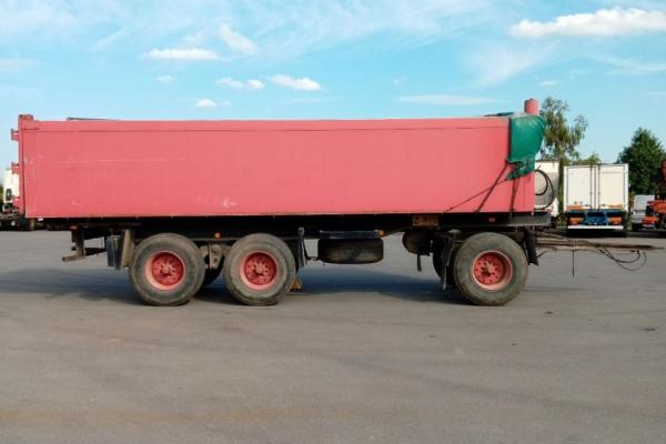 Vente occasion Remorque - DIVERSEN AKO 22.5 M³ FULL ALUMINIUM  REMORQUE BENNE (Belgique - Europe) - Houffalize Trading s.a.