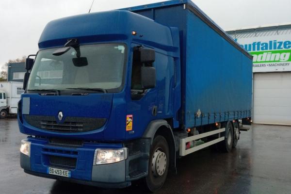 Vente occasion Porteur - RENAULT Premium  CAMION BACHE (Belgique - Europe) - Houffalize Trading s.a.