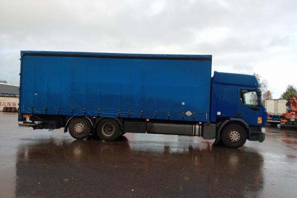 Vente occasion Porteur - RENAULT Premium  CAMION BACHE (Belgique - Europe) - Houffalize Trading s.a.