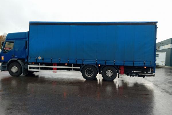 Vente occasion Porteur - RENAULT Premium  CAMION BACHE (Belgique - Europe) - Houffalize Trading s.a.
