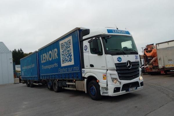 Vente occasion Porteur - MERCEDES ACTROS 2545  CAMION BACHE (Belgique - Europe) - Houffalize Trading s.a.