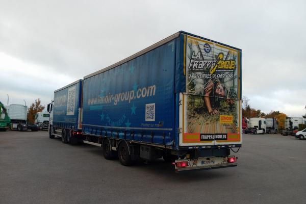 Vente occasion Porteur - MERCEDES ACTROS 2545  CAMION BACHE (Belgique - Europe) - Houffalize Trading s.a.