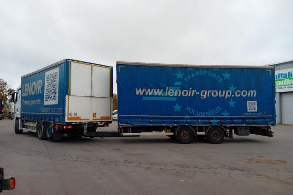 Vente occasion Porteur - MERCEDES ACTROS 2545  CAMION BACHE (Belgique - Europe) - Houffalize Trading s.a.