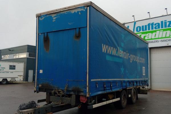 Vente occasion Remorque - FRUEHAUF 2 ESSIEUX - 60 m³  REMORQUE BACHEE (Belgique - Europe) - Houffalize Trading s.a.