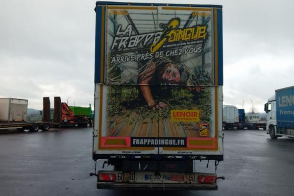 Vente occasion Remorque - FRUEHAUF 2 ESSIEUX - 60 m³  REMORQUE BACHEE (Belgique - Europe) - Houffalize Trading s.a.
