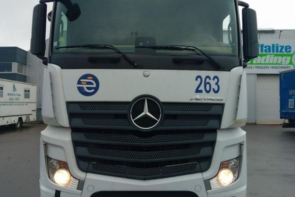 Vente occasion Porteur - MERCEDES BENZ ACTROS 2545  CAMION BACHE (Belgique - Europe) - Houffalize Trading s.a.