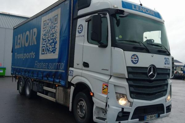 Vente occasion Porteur - MERCEDES BENZ ACTROS 2545  CAMION BACHE (Belgique - Europe) - Houffalize Trading s.a.