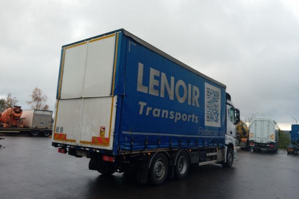 Vente occasion Porteur - MERCEDES BENZ ACTROS 2545  CAMION BACHE (Belgique - Europe) - Houffalize Trading s.a.