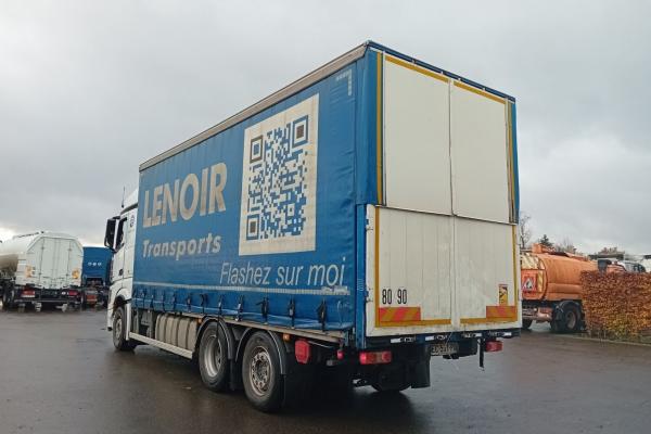 Vente occasion Porteur - MERCEDES BENZ ACTROS 2545  CAMION BACHE (Belgique - Europe) - Houffalize Trading s.a.