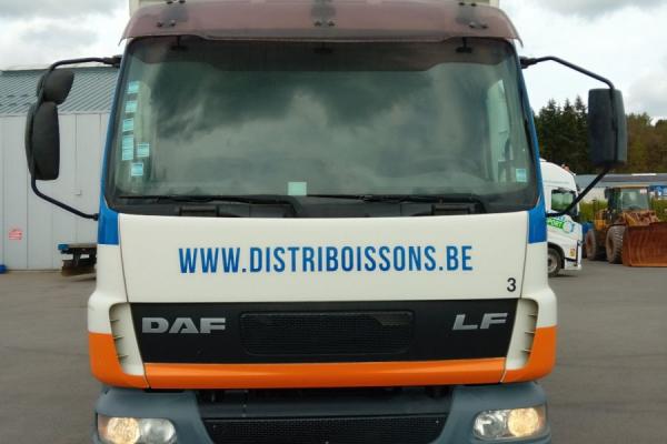 Vente occasion Porteur - DAF LF55  Camion fourgon (Belgique - Europe) - Houffalize Trading s.a.