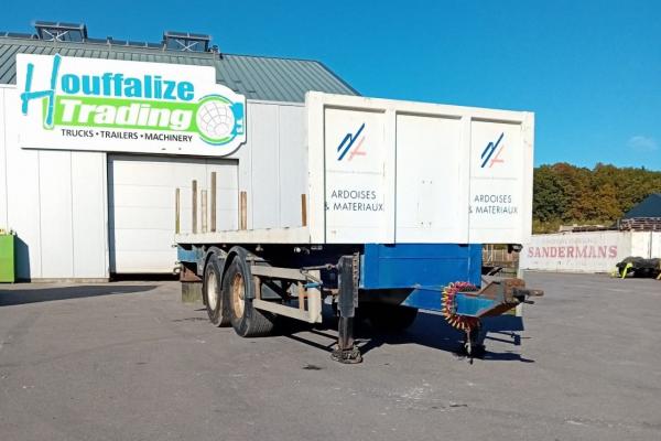 Vente occasion Remorque - DEOM SCHMIT REMORQUE 2 ESSIEUX    (Belgique - Europe) - Houffalize Trading s.a.
