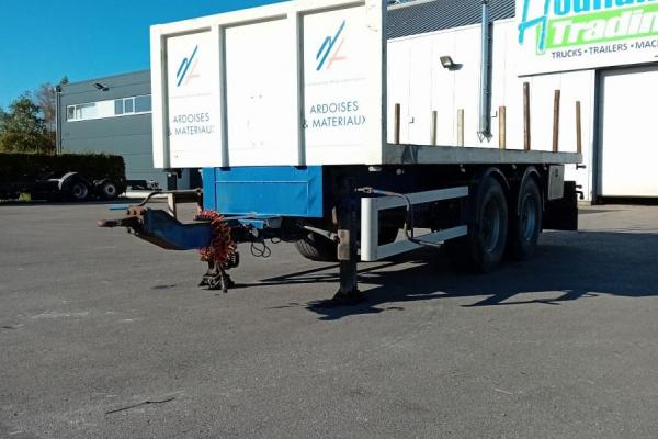Vente occasion Remorque - DEOM SCHMIT REMORQUE 2 ESSIEUX    (Belgique - Europe) - Houffalize Trading s.a.